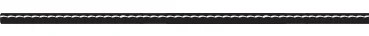 Black Cable, thick 3/16-1/4